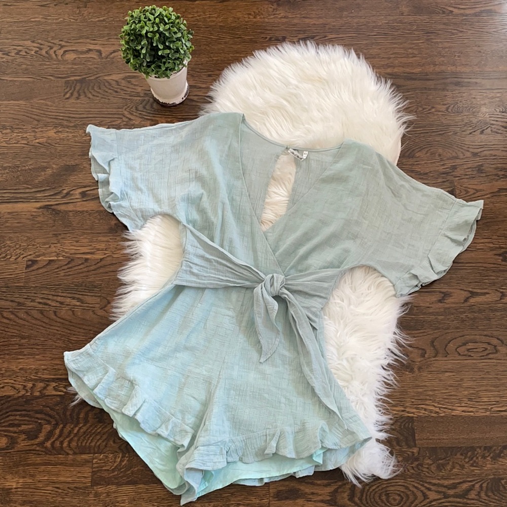 Mint Green Romper